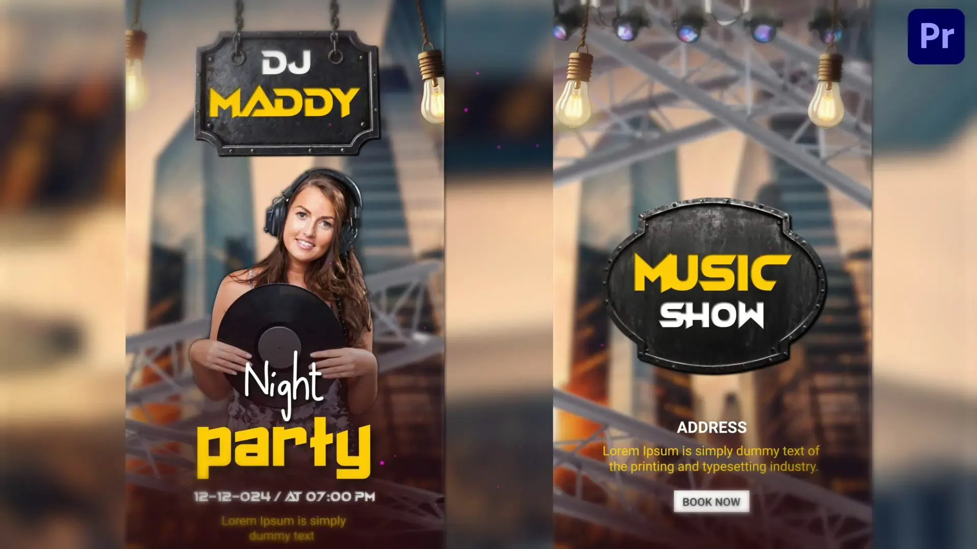 DJ Party Flyer Design Instagram Story